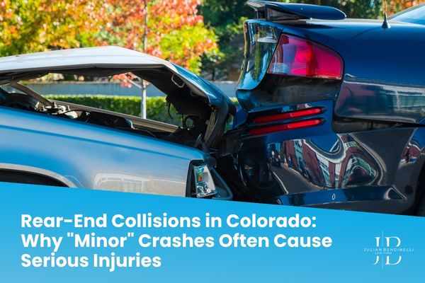 Rear-End Collisions in Colorado: Why “Minor” Crashes Often Cause Serious Injuries