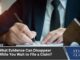 What Evidence Can Disappear While You Wait to File a Claim