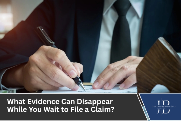 What Evidence Can Disappear While You Wait to File a Claim?