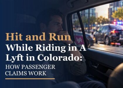 Hit and Run While Riding in a Lyft in Colorado How Passenger Claims Work