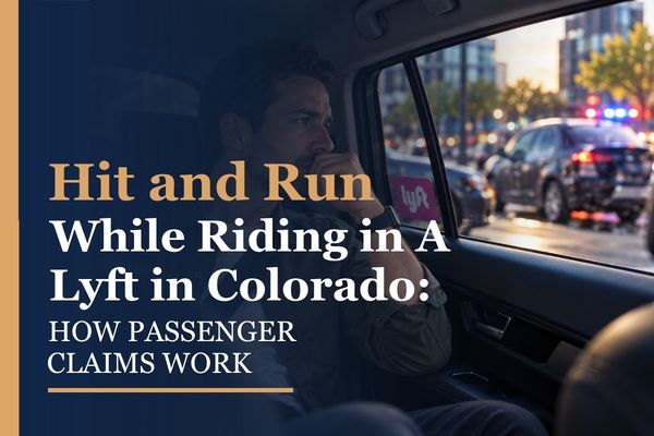 Hit and Run While Riding in a Lyft in Colorado How Passenger Claims Work