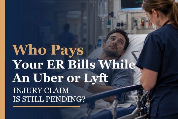 Who Pays Your ER Bills While an Uber or Lyft Injury Claim Is Still Pending